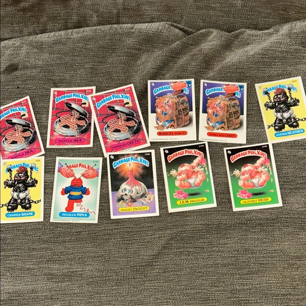 Topps Garbage Pail Kids Trading Cards - Series 8- 71 Total - Picture 3 of 3